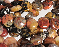 Pilbara Jasper Puff Coin 10mm