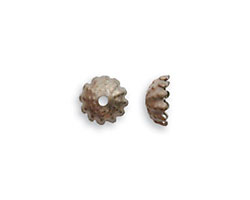 Vintaj Natural Brass Hobnail Bead Cap 7mm