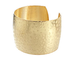Brass Speckled Cuff 65x45mm