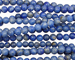 Denim Lapis Round 4mm