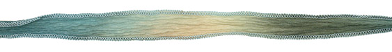 Spring Fling Hand Dyed 100% Silk Ribbon 1/2"