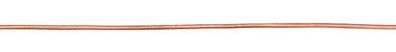 Bronze Round Leather Cord 2mm