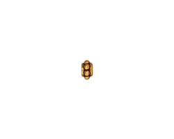 TierraCast Antique Gold (plated) Beaded Heishi w/ Rings 5mm