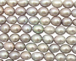 Silver Peacock Rice 6-7mm