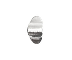 Nunn Design Sterling Silver (plated) Ponytail Holder 10x19mm