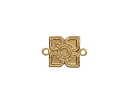Brass Tiny Closed Diamond Link 17x12