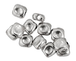 Pewter Pebble 8mm
