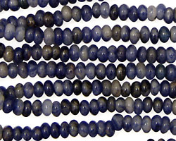 Dumortierite Rondelle 4mm