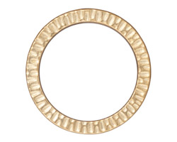 TierraCast Gold (plated) 1 1/4" Radiant Ring 32mm