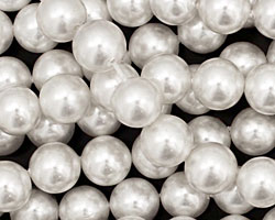 Pearly White Shell Pearl Round 8mm