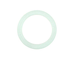 Trinket Foundry Seafoam Found Glass Bottle Ring 27-29x5-7mm