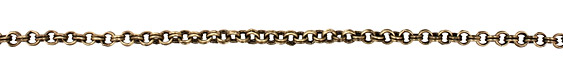 Antique Brass (plated) Double Cable Chain