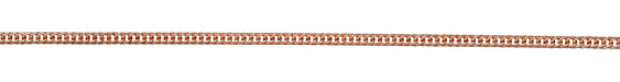 Rose Gold (plated) Woven Curb Chain