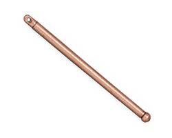 TierraCast Antique Copper (plated) 2" Bead Bar 2x50mm
