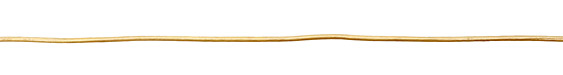 Gold (metallic) Round Leather Cord 1.5mm