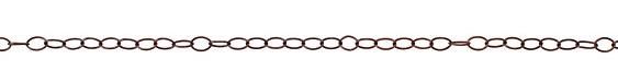 Vintaj Natural Brass Small Fine Oval Chain