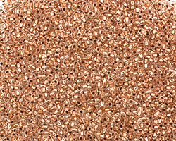 TOHO Crystal (with Copper Lining) Round 15/0 Seed Bead