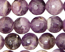 Dogtooth Amethyst Faceted Round 12mm