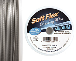 Soft Flex Clear .019" (Medium) 49 Strand Wire 100ft.