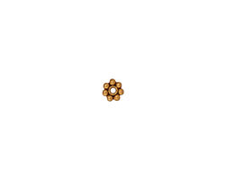 TierraCast Antique Gold (plated) Beaded Heishi 4mm