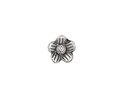 Pewter Daisy Dangle 10mm