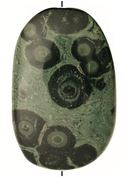 Kambaba Jasper Freeform Oval Pendant 58-60x38-40mm
