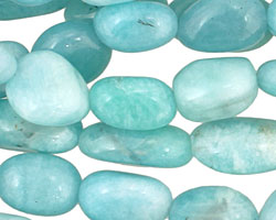 Amazonite Tumbled Nugget 11-14x7-9mm
