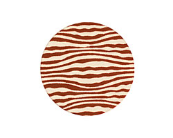 Lillypilly Bronze Zebra Anodized Aluminum Disc 25mm, 24 gauge
