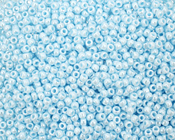 TOHO Opaque Lustered Pale Blue Round 11/0 Seed Bead