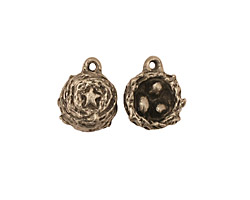 Green Girl Pewter Tiny Nest Dangle 11x14mm