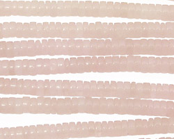 Rose Quartz Heishi 4mm