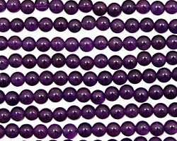 Amethyst (AA) Round 4mm