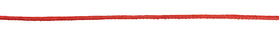 Red Stitched Suede Round Leather Cord 2.5mm