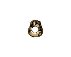 TierraCast Antique Brass (plated) Bear Euro 9x12mm