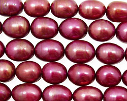 Berry Pink Rice 9-11mm
