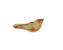 Kylie Parry Ceramic Spring Green Bird 10-11x25mm