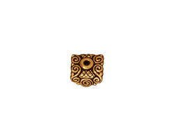 TierraCast Antique Gold (plated) Mirage Pendant Cap 8mm