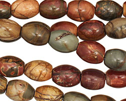 Red Creek Jasper Rice 10x8mm