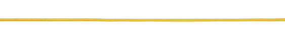 Yellow Round Leather Cord 2mm