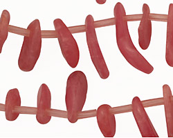 Rhodochrosite Flat Freeform Side Drops 10-24mm