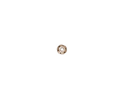 TierraCast Antique Silver (plated) Scalloped Bead Cap 4mm