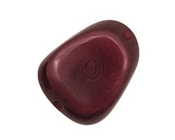 Tagua Nut Peony Banana Chip 22-29x16-22mm