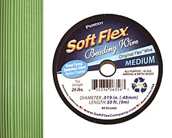 Soft Flex Peridot .019" (Medium) 49 Strand Wire 30ft.