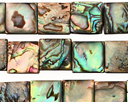 Abalone Puff Square 12mm