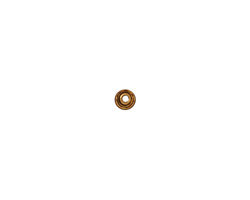 TierraCast Antique Gold (plated) Stepped Bead Cap 4mm
