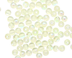 Czech Glass Jonquil AB Round 4mm