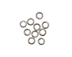 Gunmetal Round Jump Ring 4mm, 18 gauge