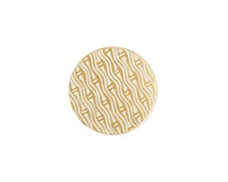 Lillypilly Gold Reeds Anodized Aluminum Disc 19mm, 22 gauge