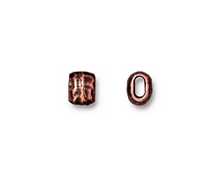 TierraCast Antique Copper (plated) Barrel 6x7mm