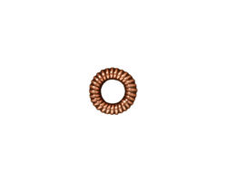 TierraCast Antique Copper (plated) Large Coiled Ring 2x10mm